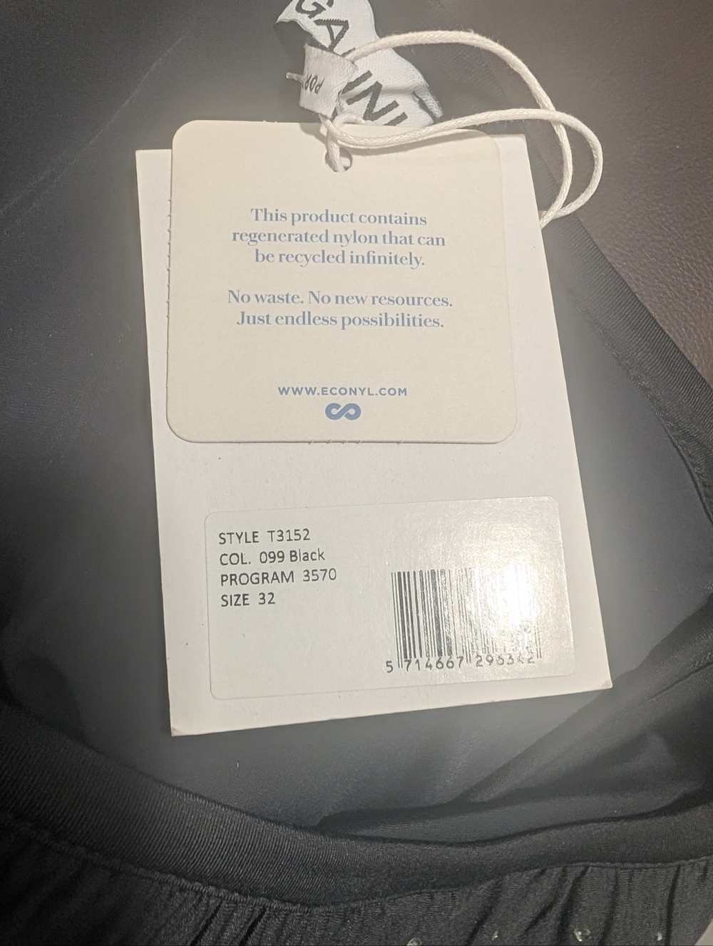 GANNI | Ruffled Rhinestone One-Shoulder Bodysuit In Black - Picture 6 of 11